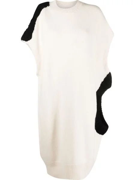 Rochie Krizia de lână de costum alb