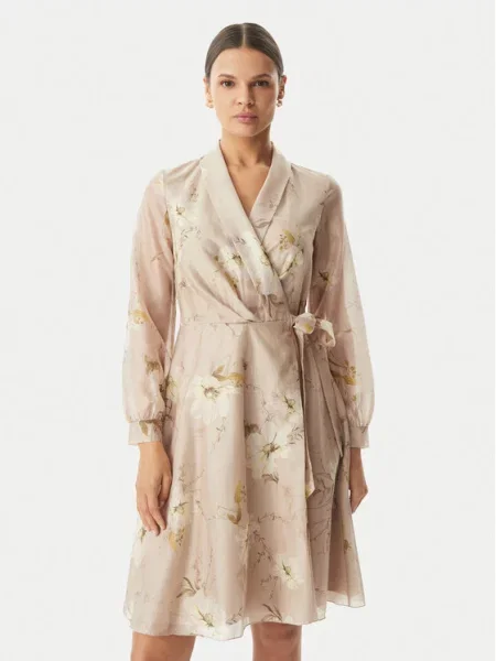 Rinascimento Rochie cocktail bej