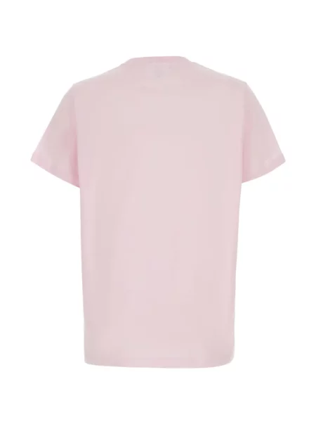 Tricou Ganni cu imagine roz