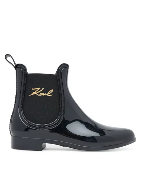 KARL LAGERFELD Γαλότσες Kalosh II μαύρο