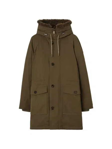 Geacă parka Burberry verde
