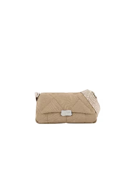 Torebka crossbody Emporio Armani beżowa