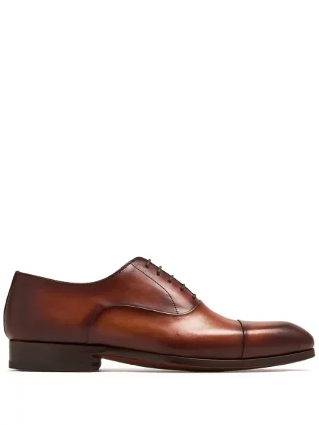 Oxford Magnanni din piele maro