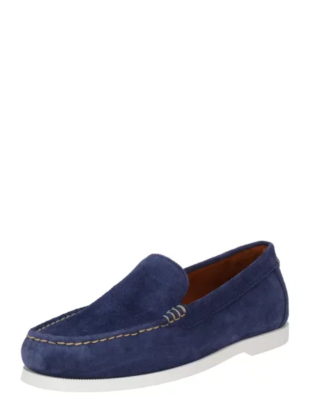 POLO RALPH LAUREN Mocasini MERTON | piele întoarsă albastru