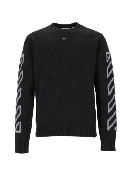 Pulover Off-white alb