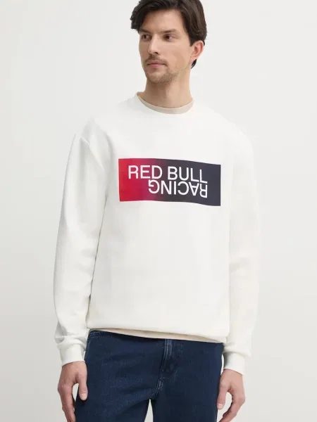Melegítő felső Red Bull Racing X Pepe Jeans autogrammal bézs