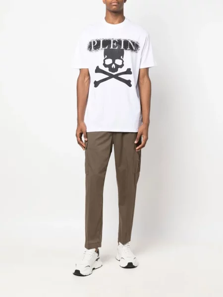 Krátké tričko Philipp Plein bílé