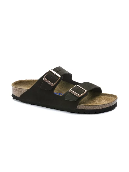 Klapki Birkenstock brązowe