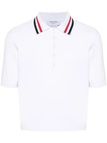 Polo Thom Browne cu dungi alb