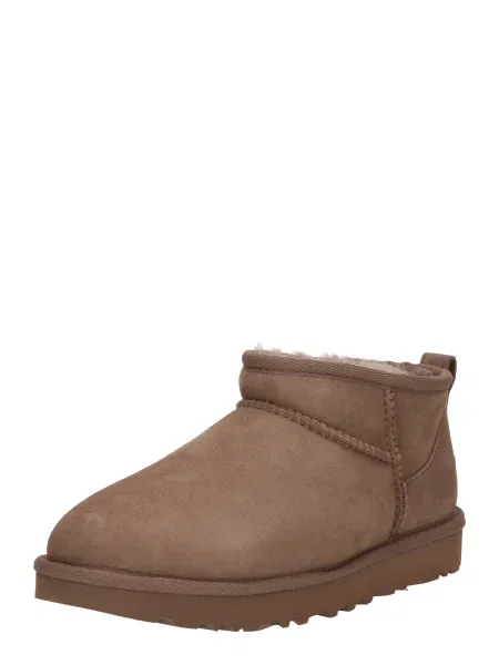 UGG Botine CLASSIC ULTRA MINI' maro
