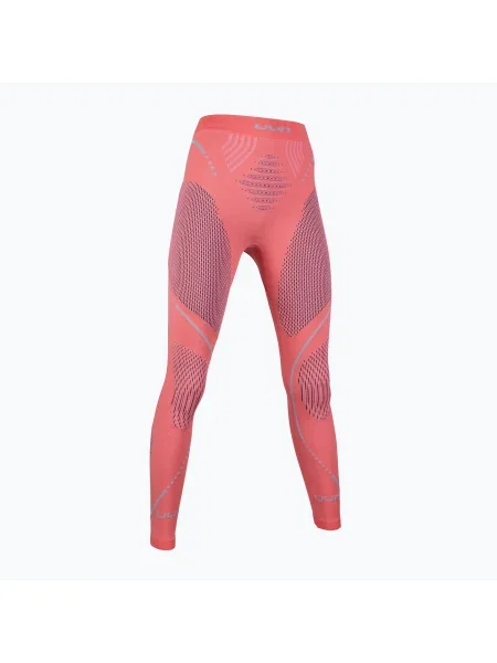 Pantaloni termoactivi pentru femei UYN Evolutyon UW Long strawberry/pink/turquoise roz
