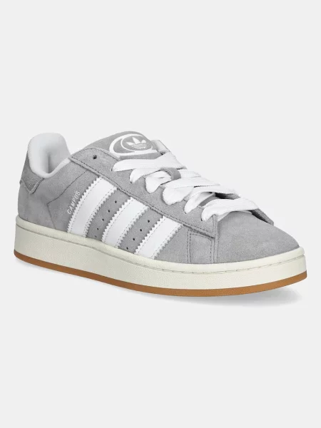 Adidas Originals sneakers din piele întoarsă Campus gri