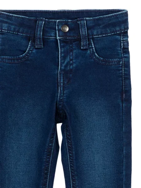 Jeansy straight leg dziecięce Mayoral niebieskie