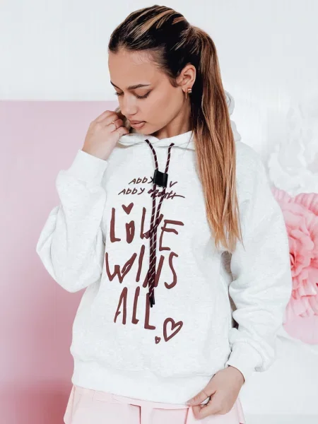 Bluza oversize z kapturem LOVEWILL Dstreet szara