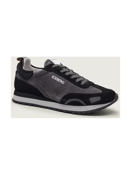 Iceberg Sneakers UOMO | piele întoarsă gri