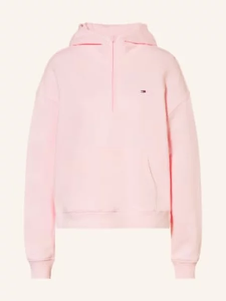 Tommy Jeans Bluza Z Kapturem rosa różowa