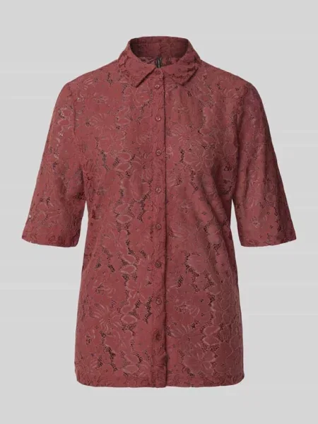 Bluzka o kroju regular fit z mieszanki bawełny model HONEY' Vero Moda