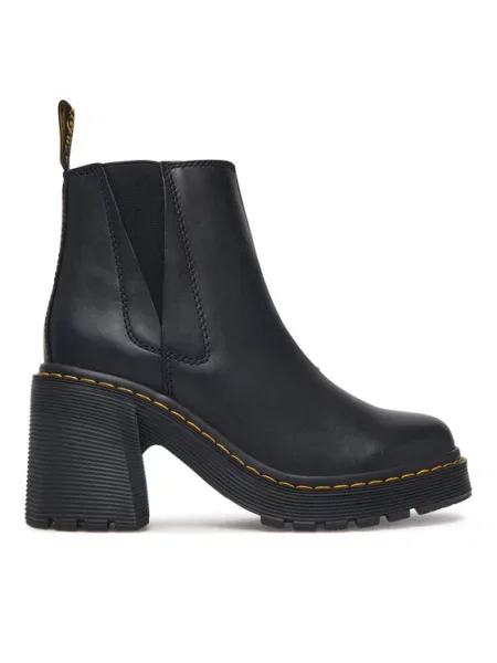 Dr. Martens Škornji Spence Leather Flared Heel črna