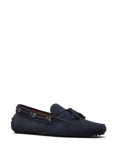 Półbuty Car Shoe zamszowe niebieskie