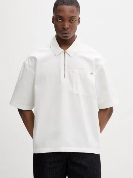 Dickies polo z bawełną beżowa