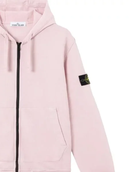 Суичър с качулка Stone Island розово