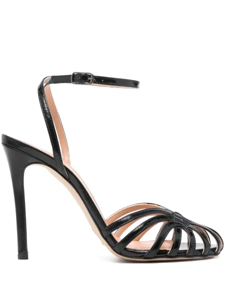 Sandale The Seller din piele negru