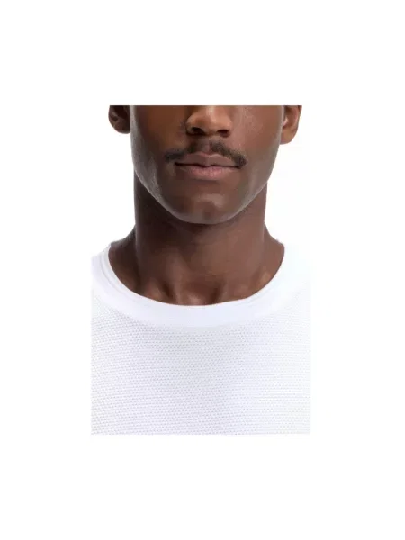 BOSS t-shirt gładki biały