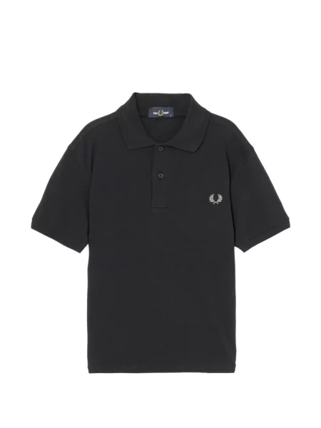 Tricou polo Fred Perry scurt negru