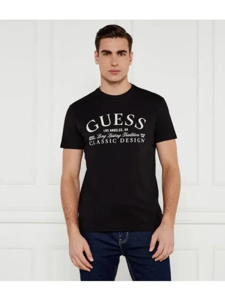 GUESS Tricou CLASSIC | negru