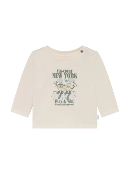 Noppies Tričko světle / zelená / offwhite béžová