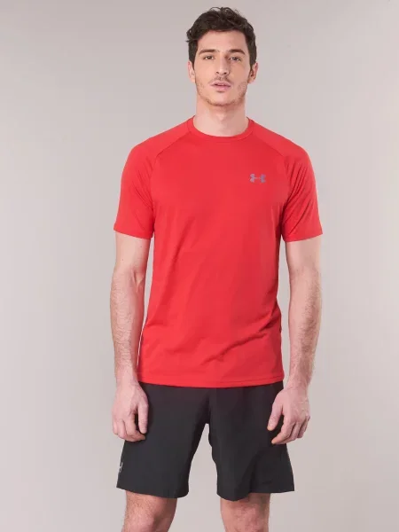 T-shirt Under Armour Tech SS Tee Red/ Graphite S crvena