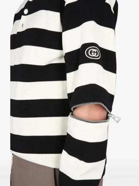 Tricou polo Gucci alb