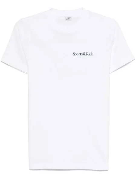Tricou Sporty & Rich alb