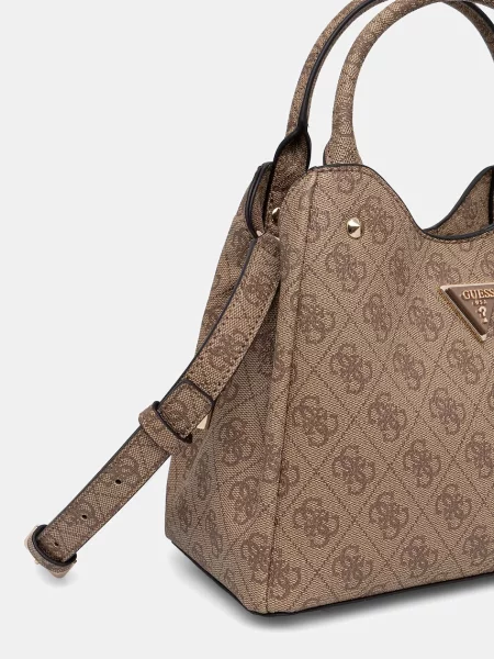 Crossbody kabelka Guess béžová