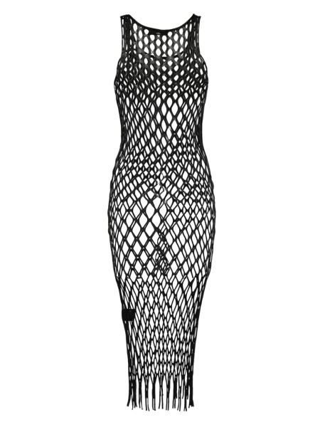 Rochie Christopher Esber tricotate de costum negru