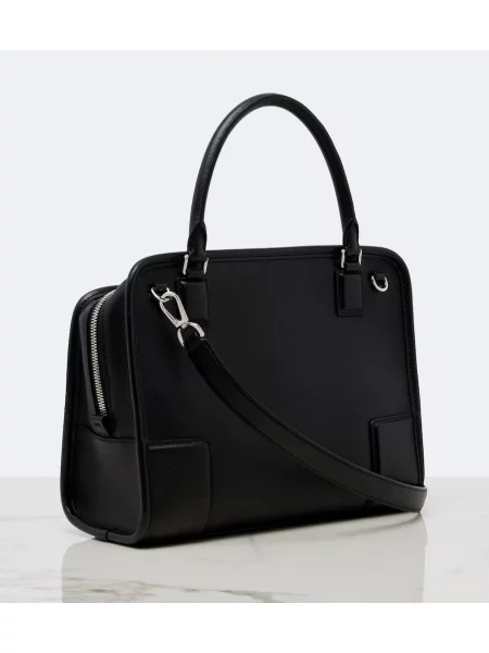 Top Loewe din piele negru