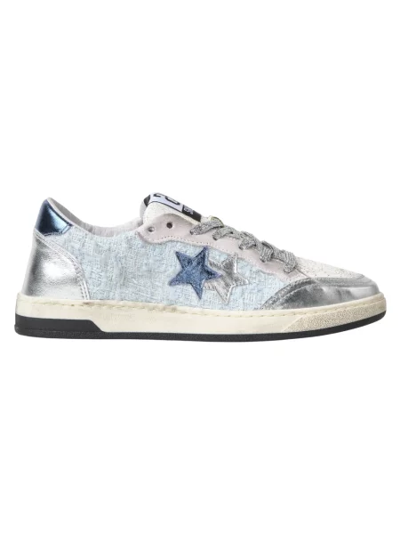 Sneakersy 2star skórzane niebieskie