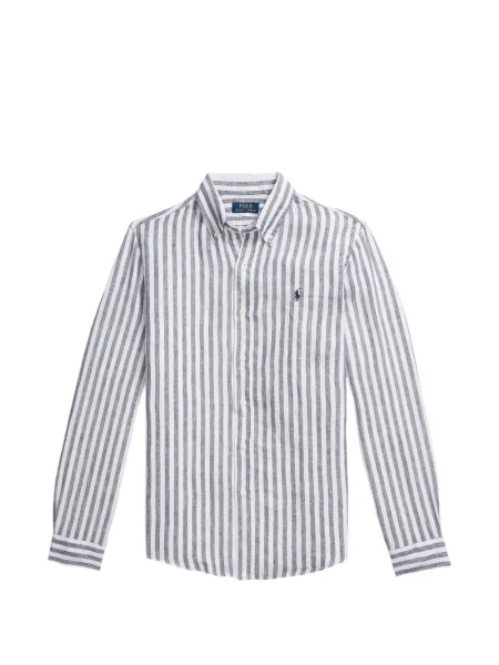 Matlasat tricou polo Polo Ralph Lauren cu decolteu rotund cu autograf roșu