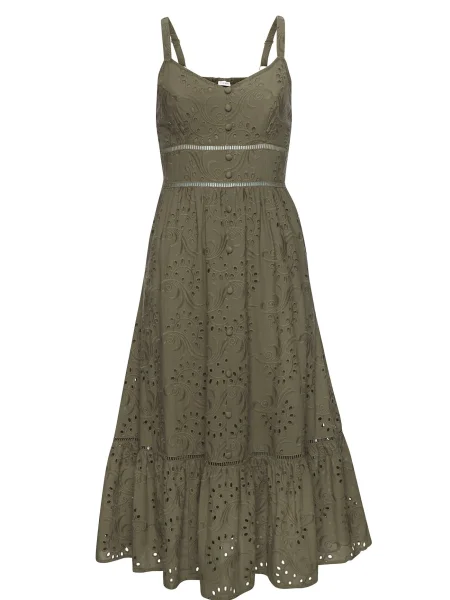 LASCANA Rochie de vară kaki