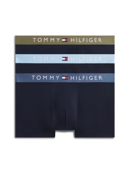 Tommy Hilfiger Underwear Boxeri albastru deschis / albastru închis / oliv alb