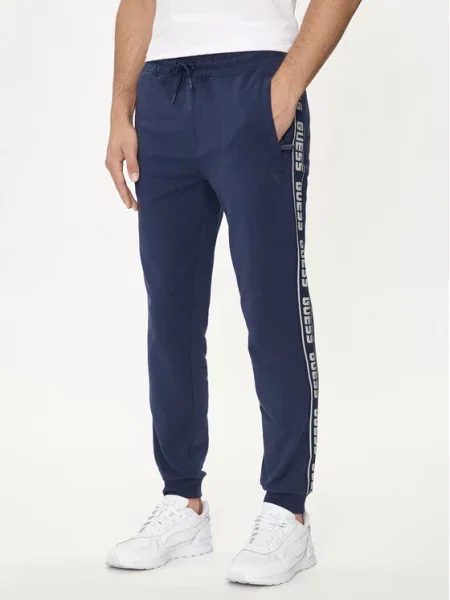 Παντελόνι φόρμας Guess μπλε