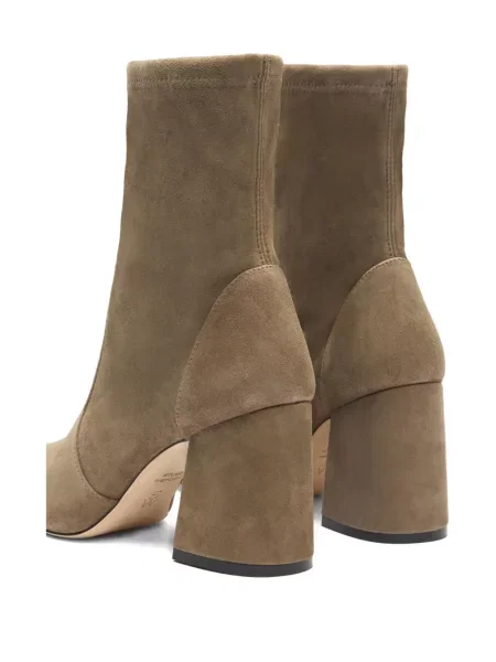 Cizme scurte Stuart Weitzman din piele de căprioară