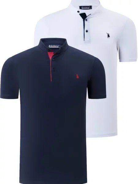 Tricou polo Dewberry alb