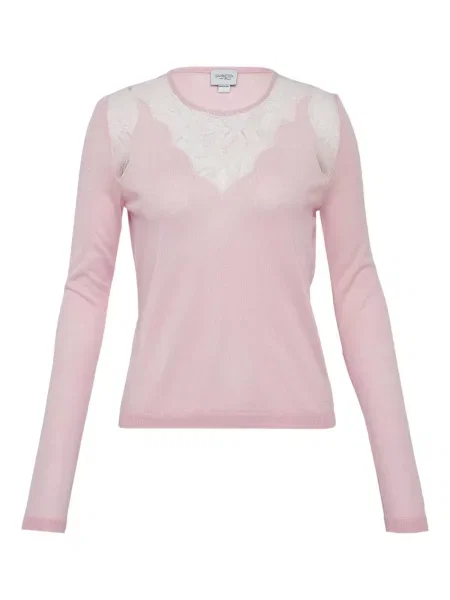 Pulover Giambattista Valli din dantelă roz