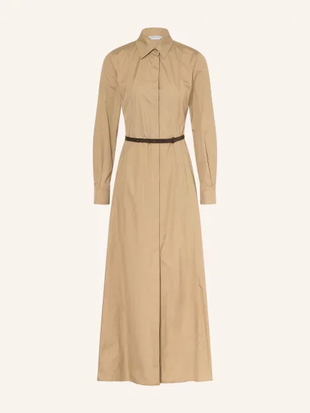 Max Mara Šaty Ve Stylu Košile Adunco béžová