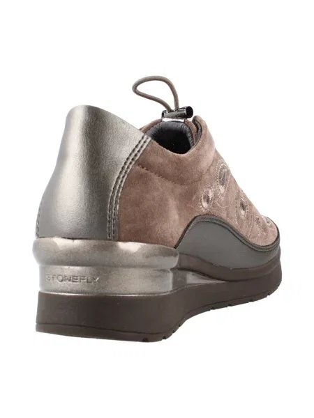Pantofi Stonefly din velur bej