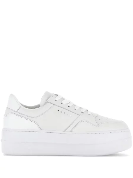 Sneakerși Hogan din piele alb