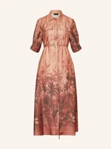 Liu Jo Sukienka Koszulowa Jungle braun brązowa