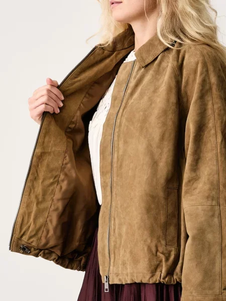 Pedro del Hierro куртка замшева
