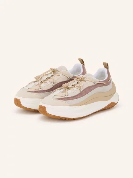 Béžové Tenisky Moon Boot Xlace hnědé